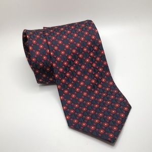 Ermenegildo Zegna Floral Pattern 100% twill silk VTG EC